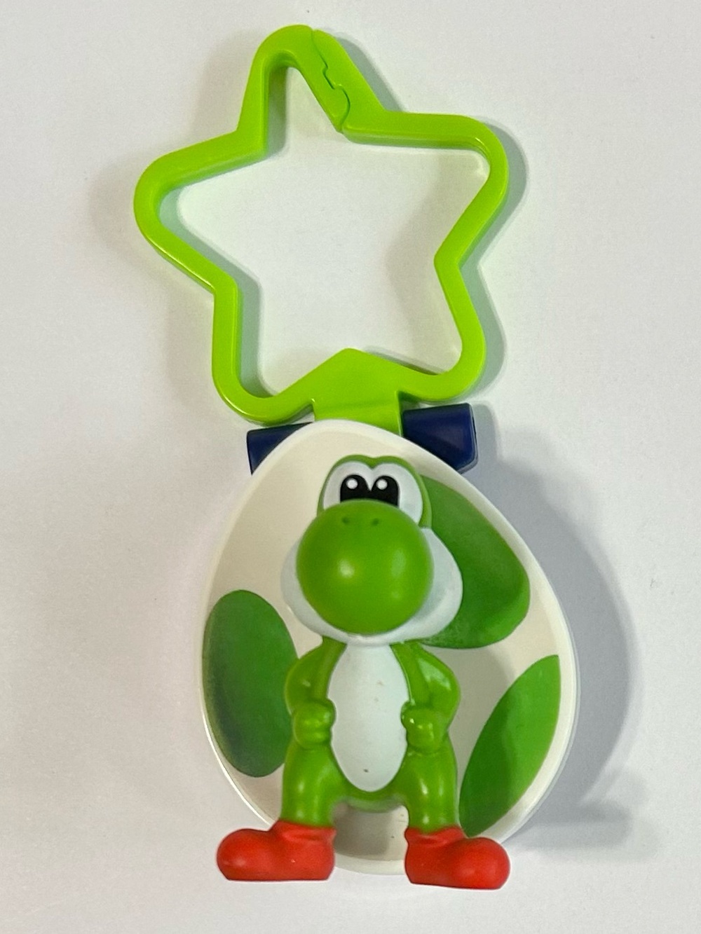 4/$20 Yoshi Super Mario Galaxy Happy Meal Character Figure Backpack Clip